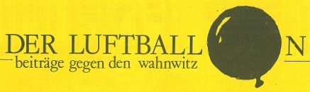 Beispielhafter Titelschriftzug der Zeitschrift